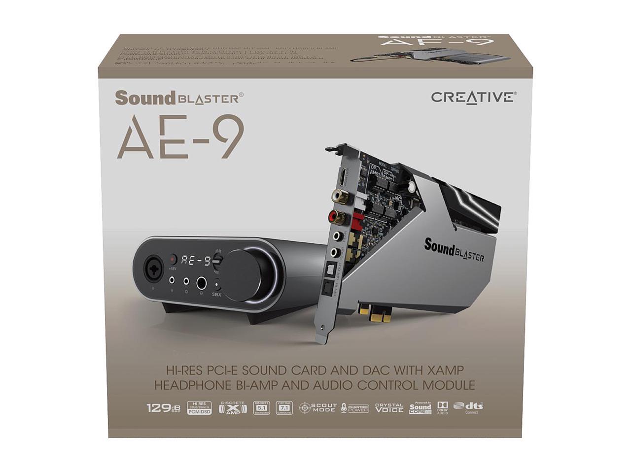 PC/タブレット PC周辺機器 Creative Sound Blaster AE-9 Sound Card (Metallic Gray) - Newegg 