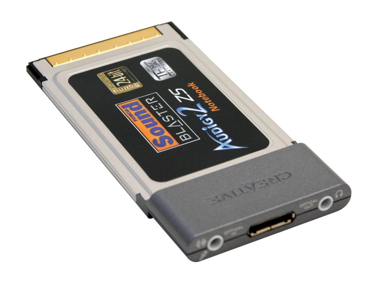 Creative Sound Blaster Audigy 2 ZS Notebook PCMCIA Sound Card - Newegg.com