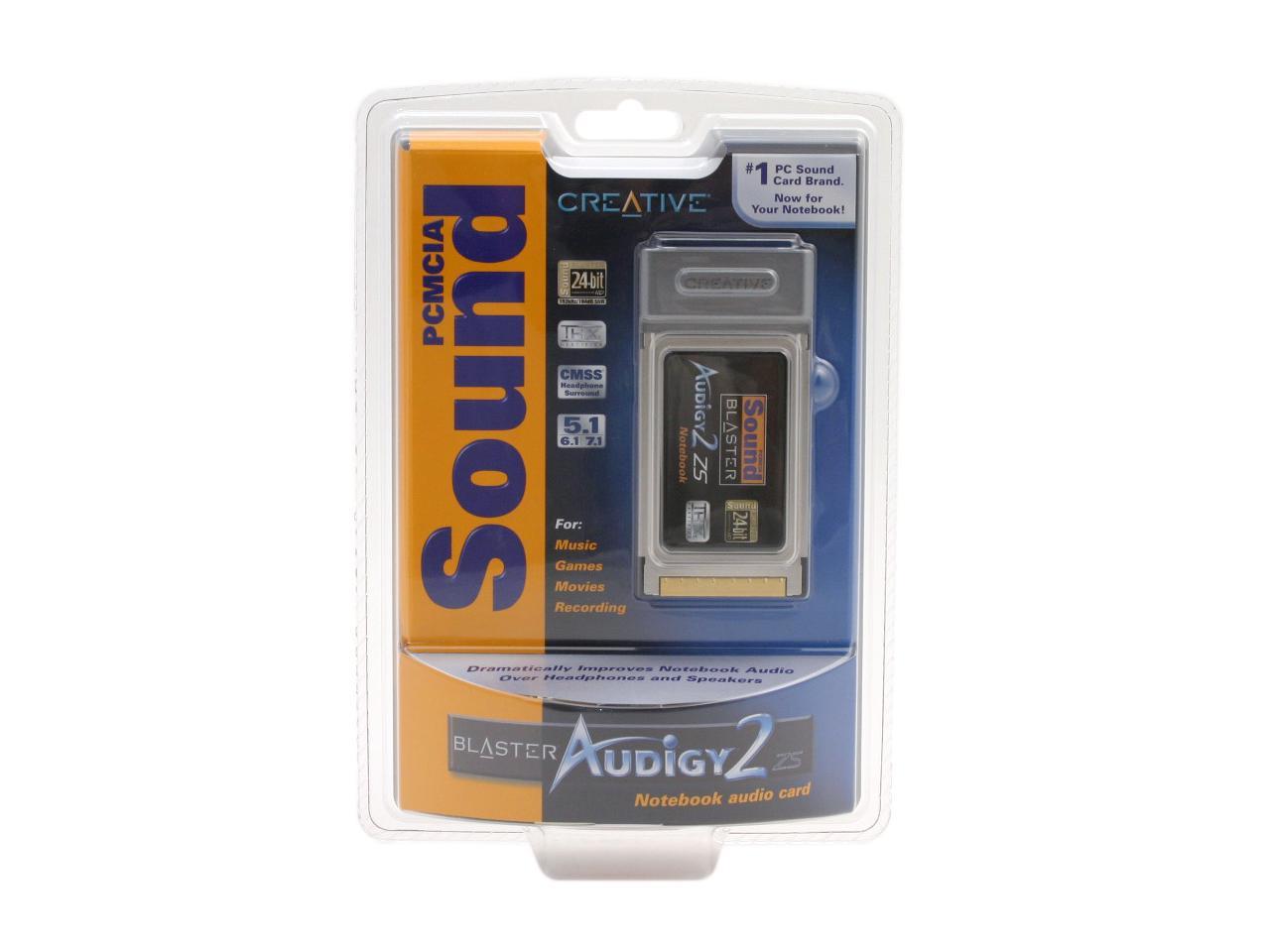 Creative Sound Blaster Audigy 2 ZS Notebook PCMCIA Sound Card