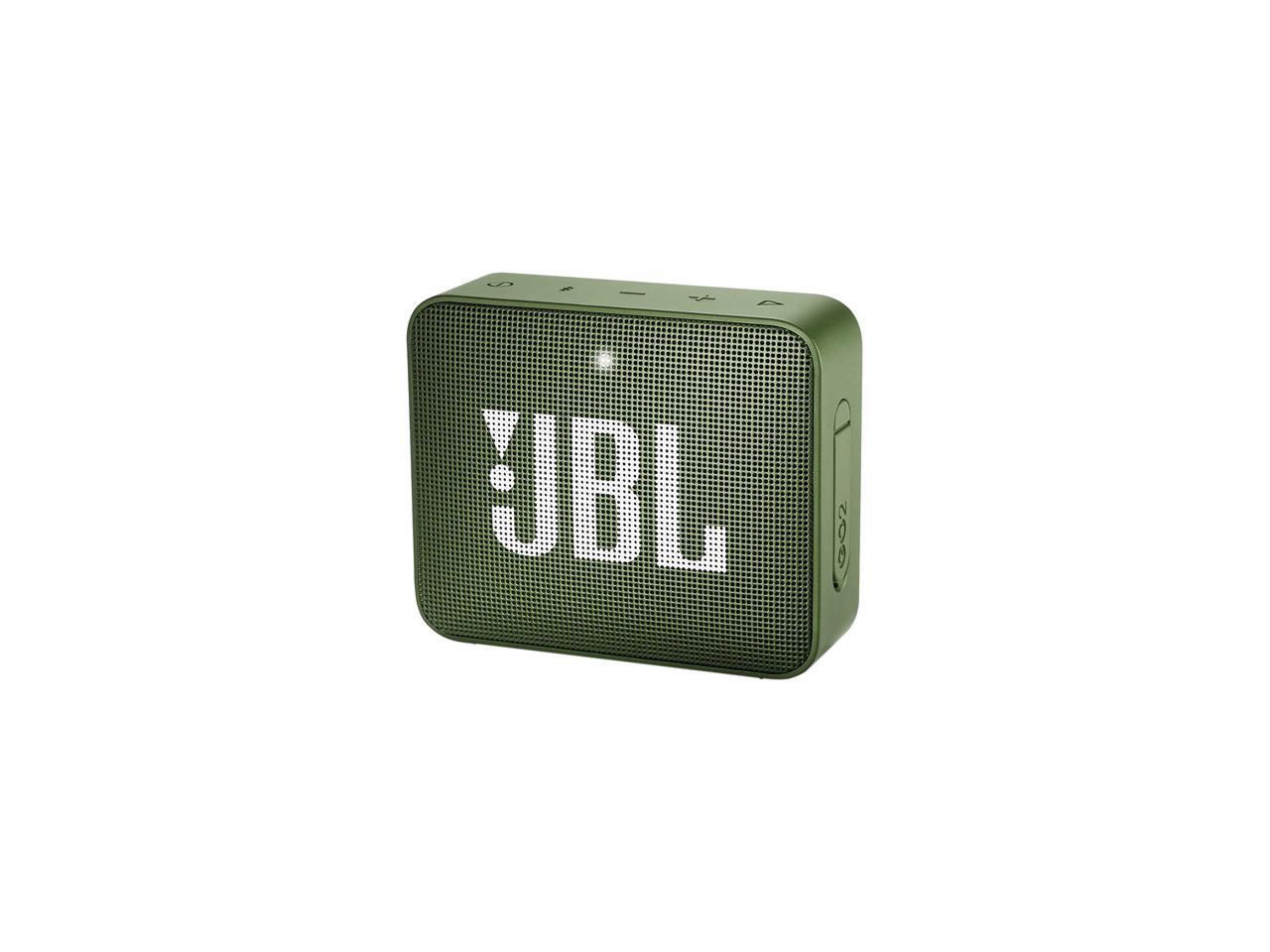 JBL GO 2 Portable Bluetooth Waterproof Speaker (Moss Green)