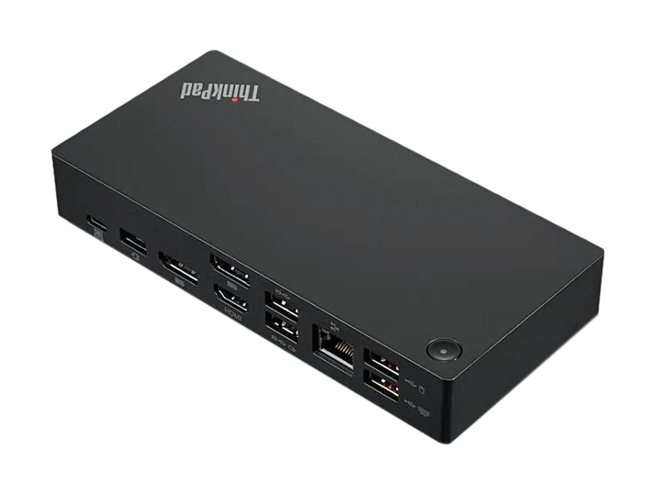 Lenovo Thinkpad Usb Type C Dock Gen Black Newegg Com