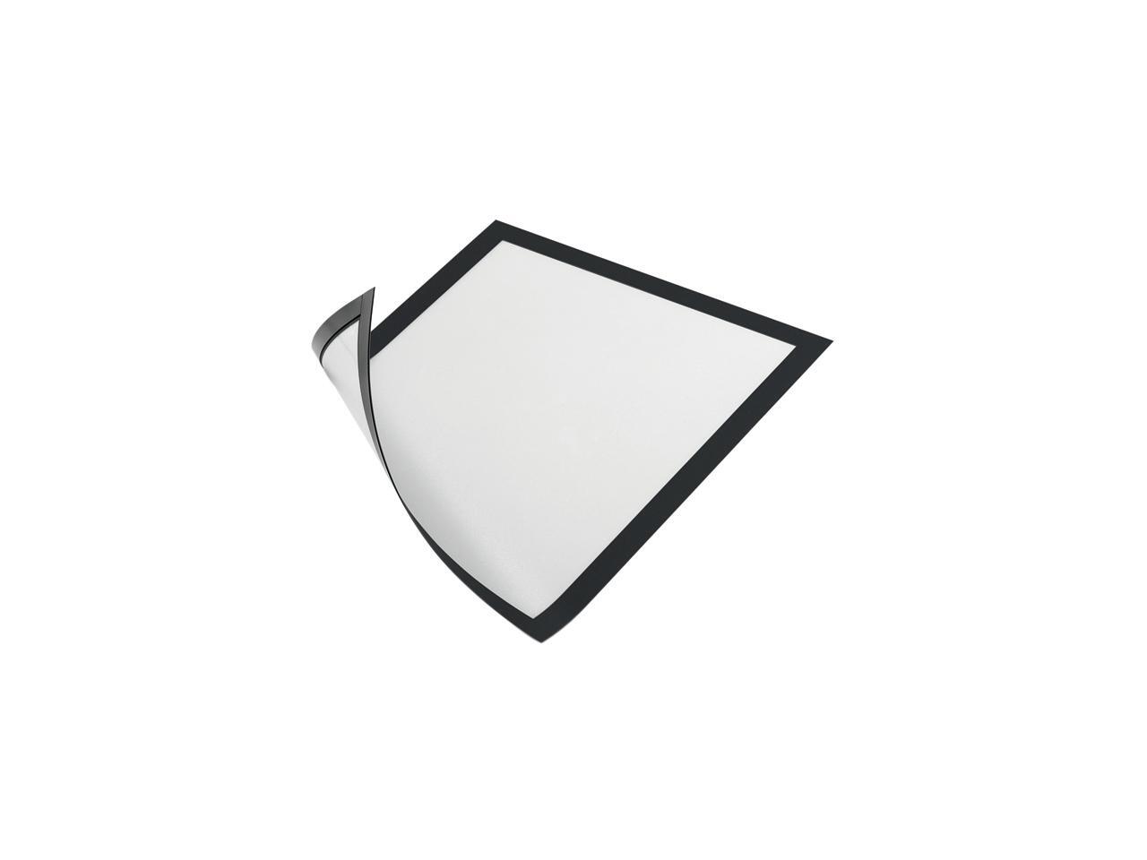 DURAFRAME Sign Holder, 8.5 x 11, Black Frame, 2/Pack 477101