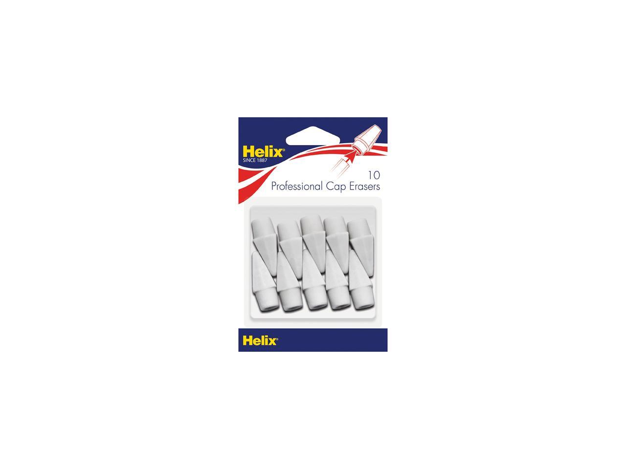 Helix Professional Hipolymer Pencil Cap Erasers