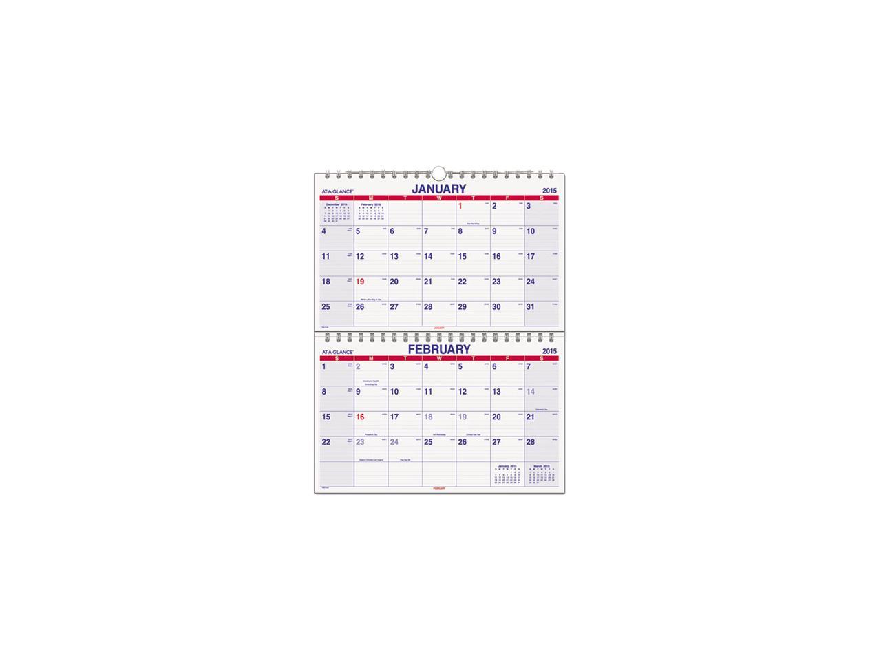 AT-A-GLANCE PMLF928 Move-A-Page Two-Month Wall Calendar, 22 x 28 1/2 ...