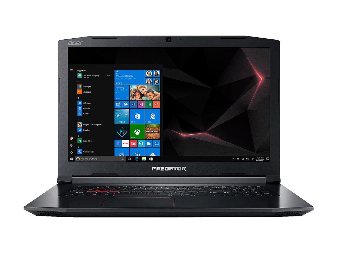 Ноутбук acer helios 300 ph317 predator обзор