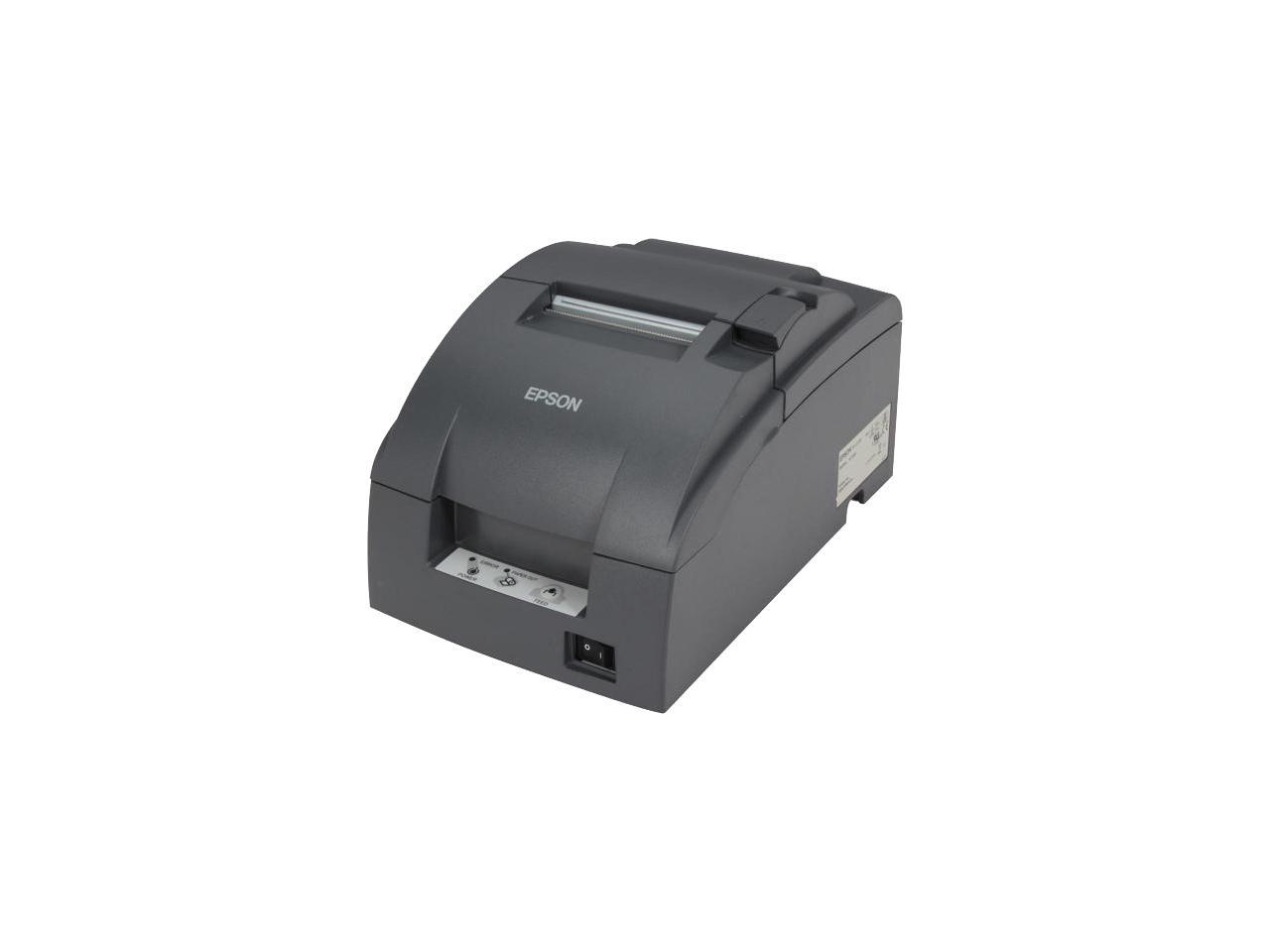 Epson Tm U220b Dot Matrix Two Color Receipt Printer Gray 2556