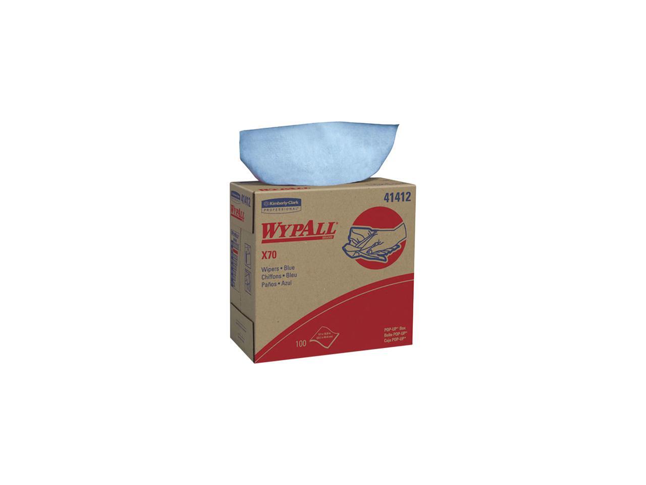 Kimberlyclark Professional 41412 Wypall X70 Workhorse Rags Blue 10/100
