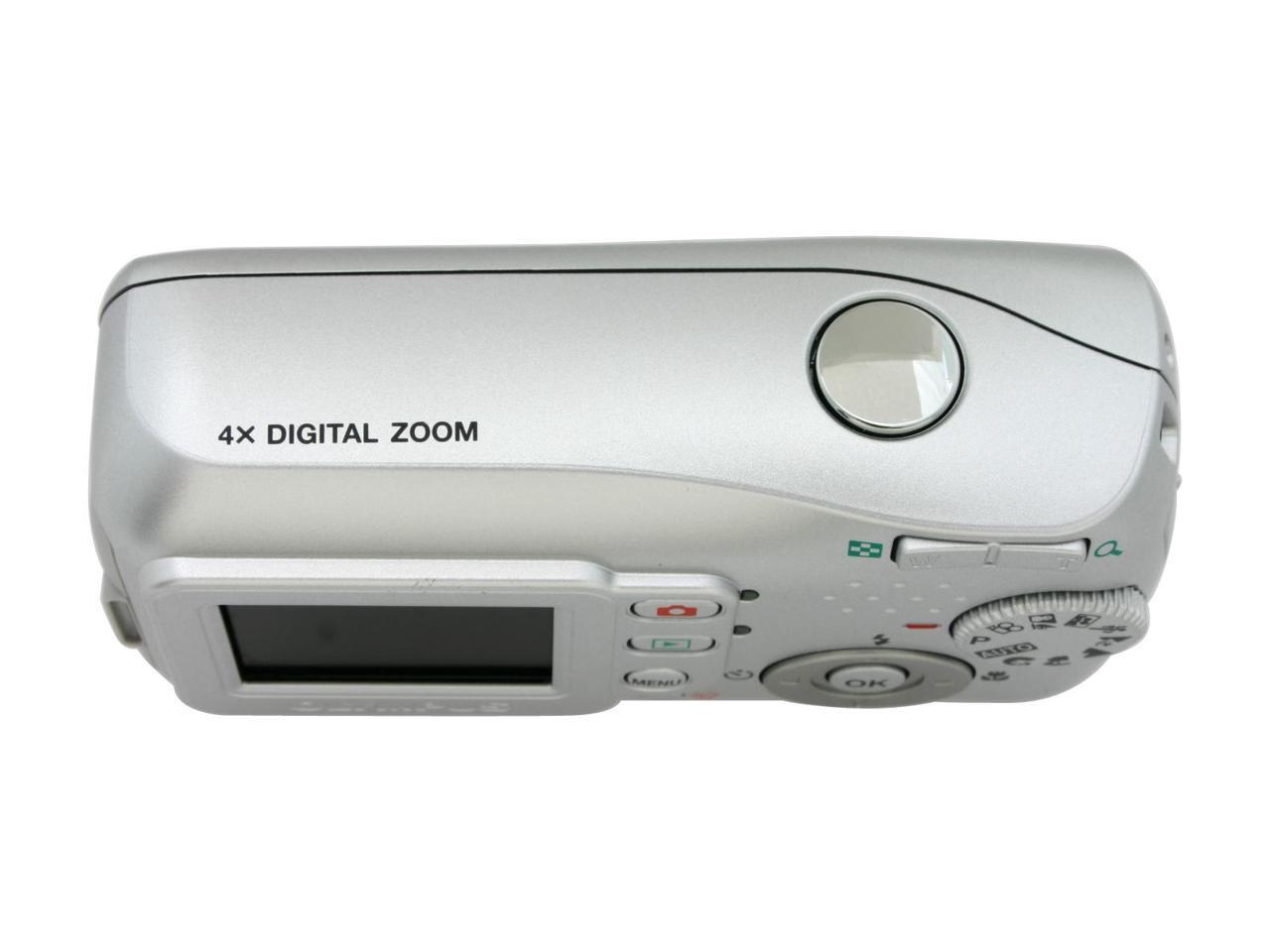 Refurbished OLYMPUS D435 Silver 5.1 MP Digital Camera