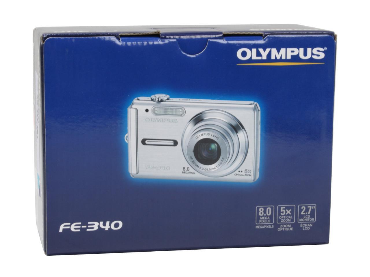 OLYMPUS FE340 Red 8.0 MP Digital Camera