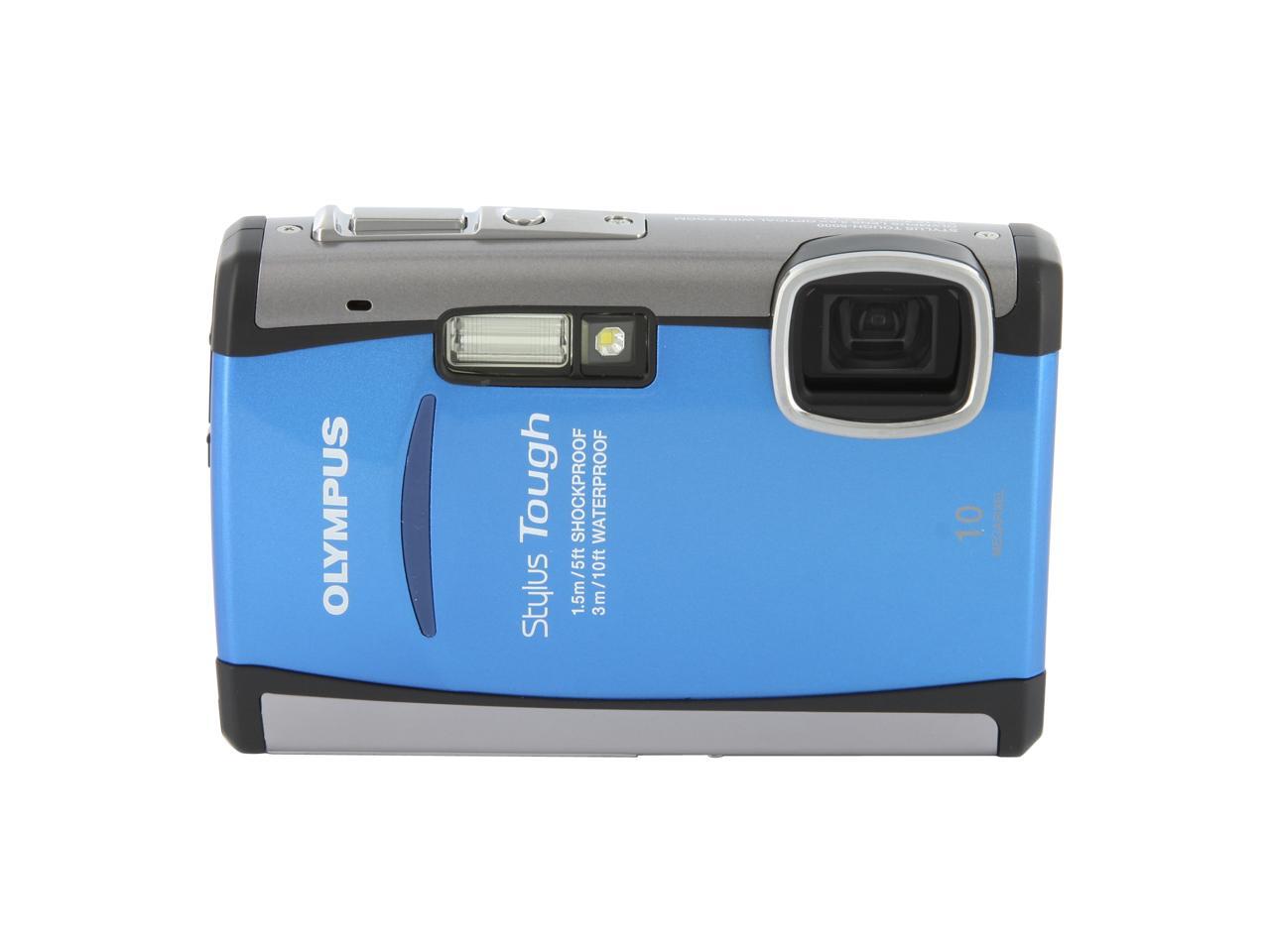 OLYMPUS Stylus Tough 6000 Blue 10.0 MP Waterproof Shockproof 28mm Wide