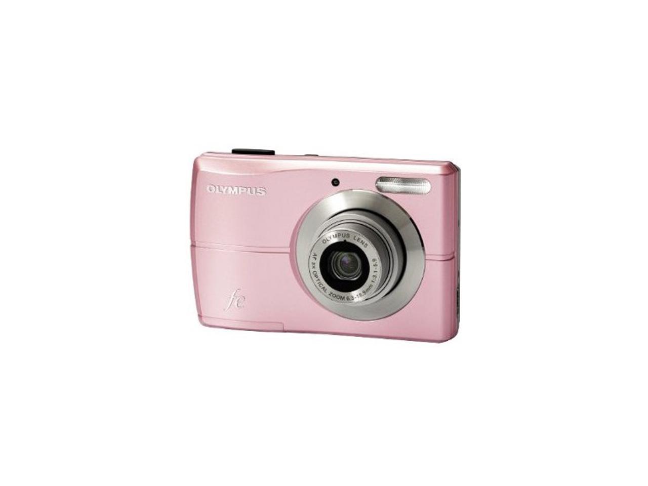 OLYMPUS FE-26 Pink 12.0 MP Digital Camera - Newegg.com