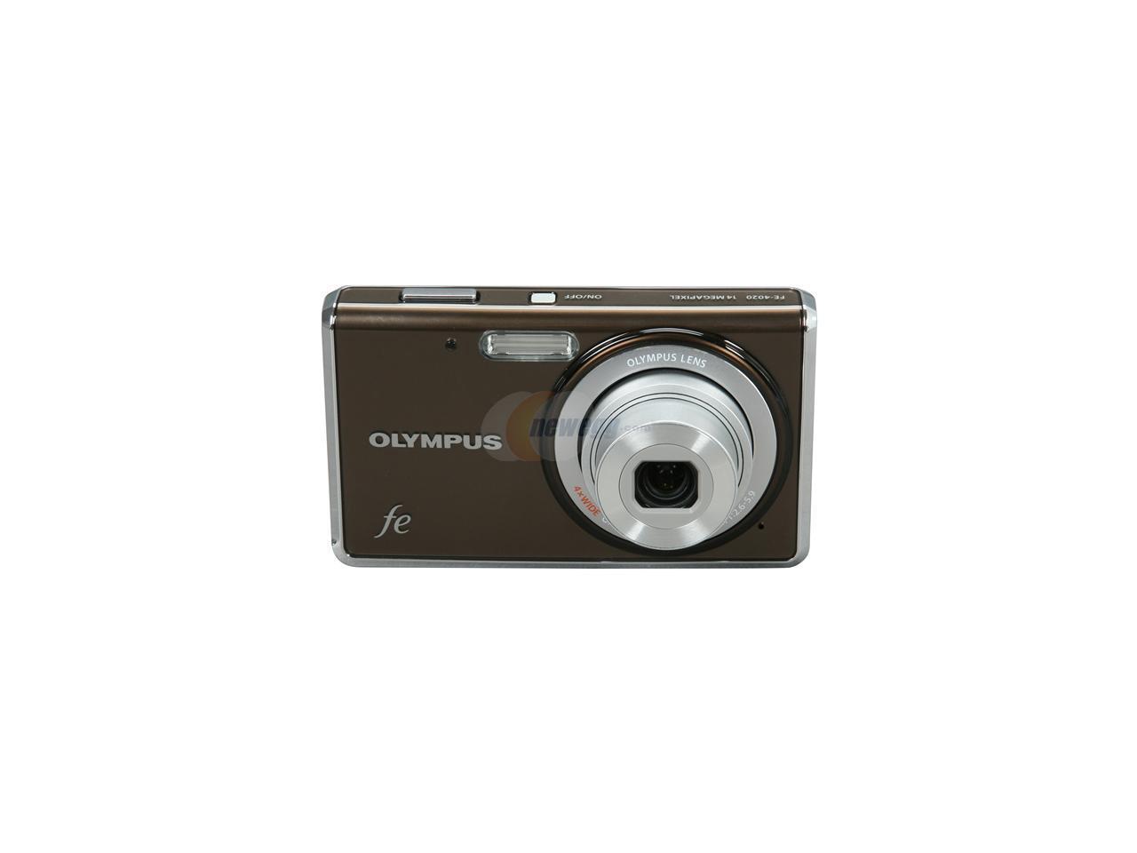 OLYMPUS FE4020 Gray 14 MP 26mm Wide Angle Digital Camera