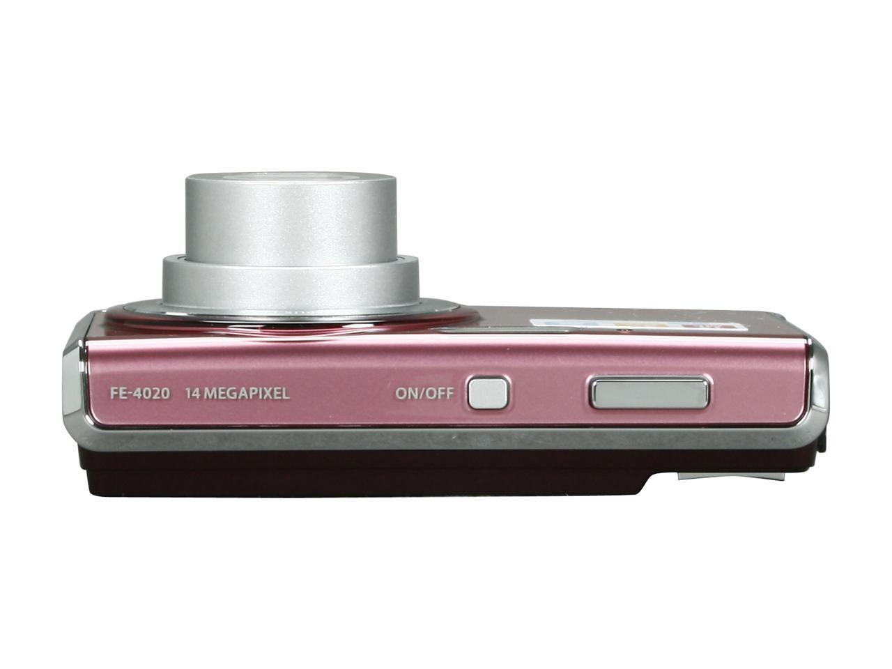 OLYMPUS FE4020 Pink 14 MP 26mm Wide Angle Digital Camera Newegg.ca