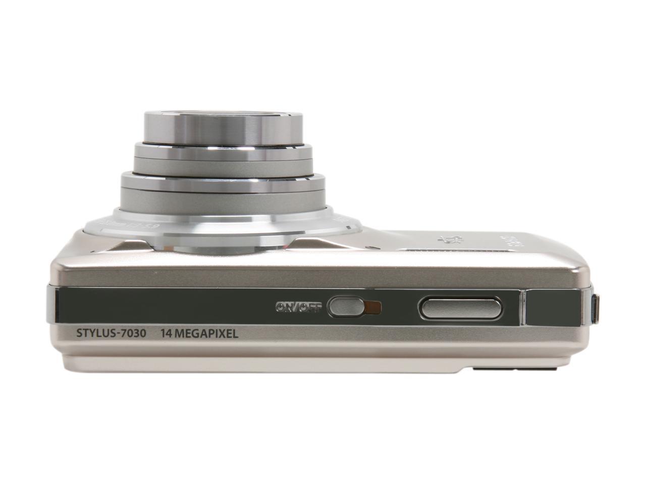OLYMPUS Stylus 7030 Silver 14 MP 28mm Wide Angle Digital Camera