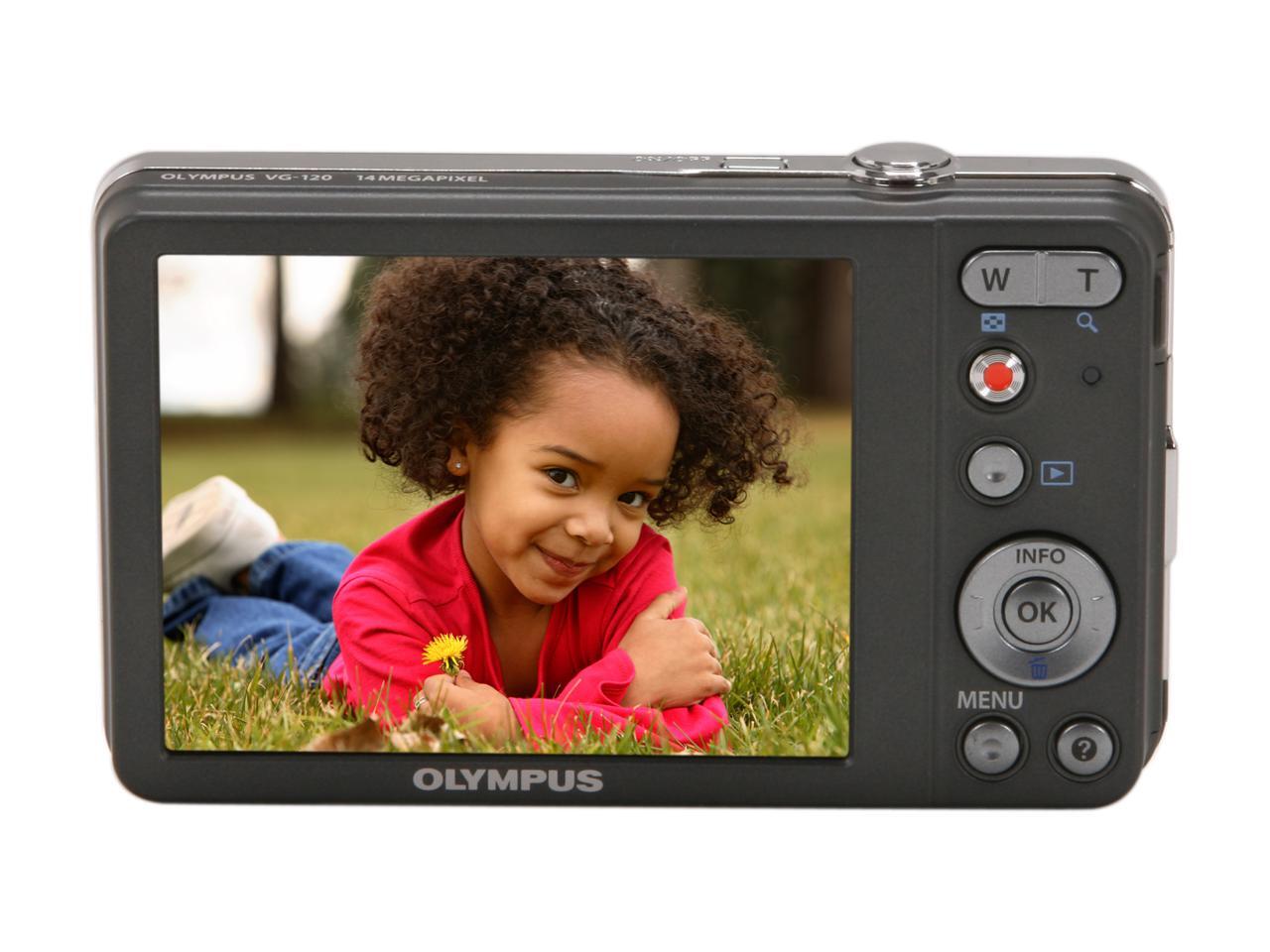 OLYMPUS VG-120 Black 14.0 MP Digital Camera - Newegg.com