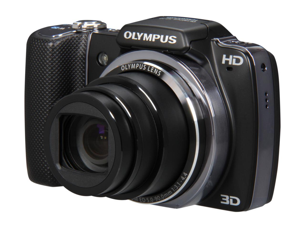 OLYMPUS SZ10 Black 14 MP 28mm Wide Angle Digital Camera