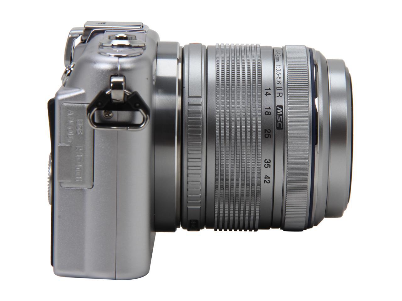 OLYMPUS PEN E-PM1 (V206011SU000) Silver Interchangeable Lens Type Live