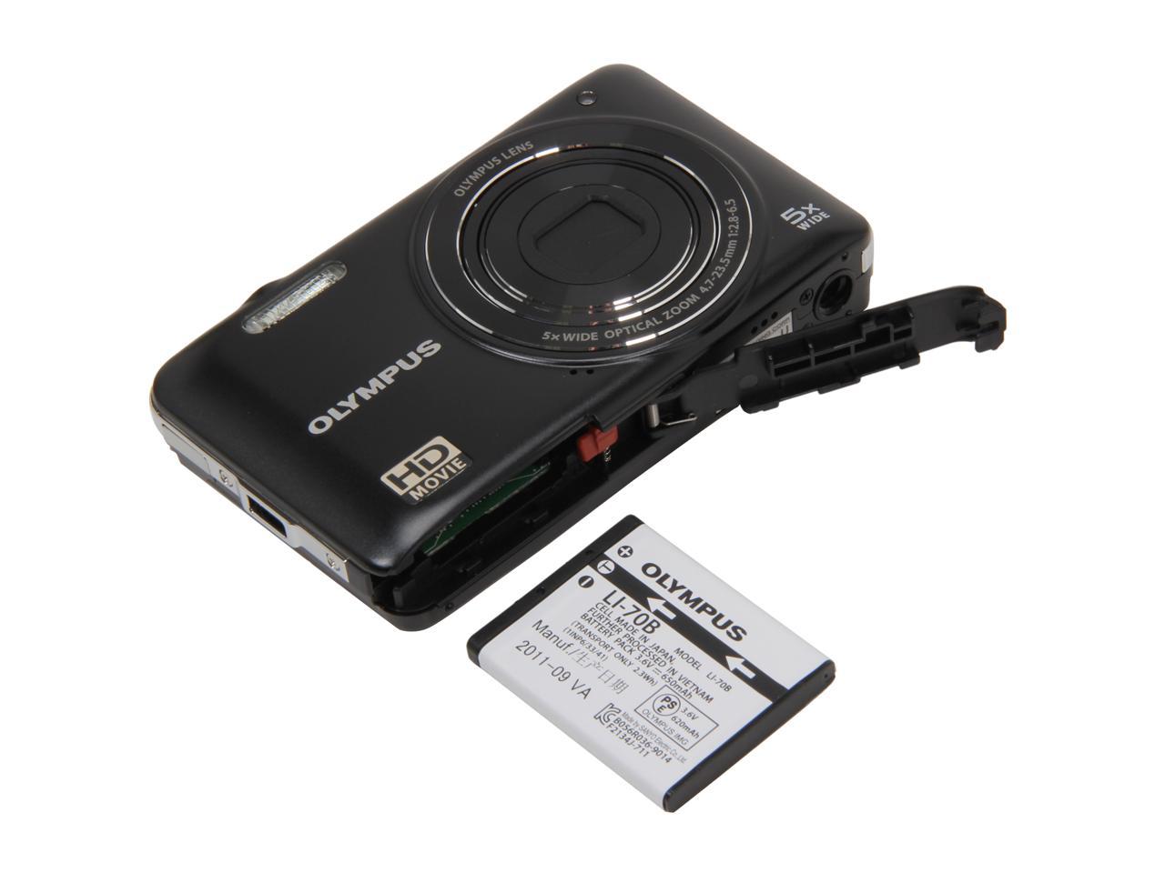 Olympus VG-160 Black 14MP Digital Camera With HD Video - Newegg.com