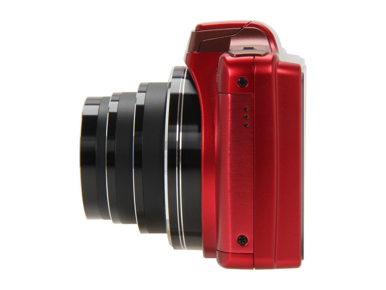 OLYMPUS SZ15 Red 16 MP Wide Angle Digital Camera HDTV Output