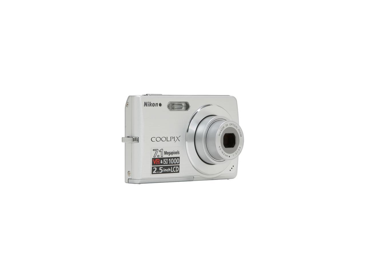 Nikon CoolPix S200 Silver 7.1 MP Digital Camera
