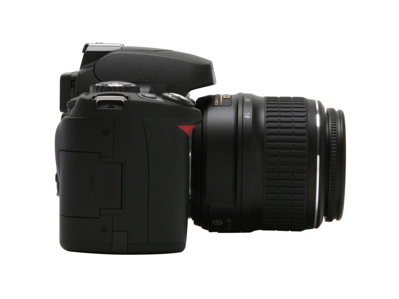 Refurbished Nikon D40x Black Digital SLR Camera w/ ED 1855mm f3.55.6G II Lens