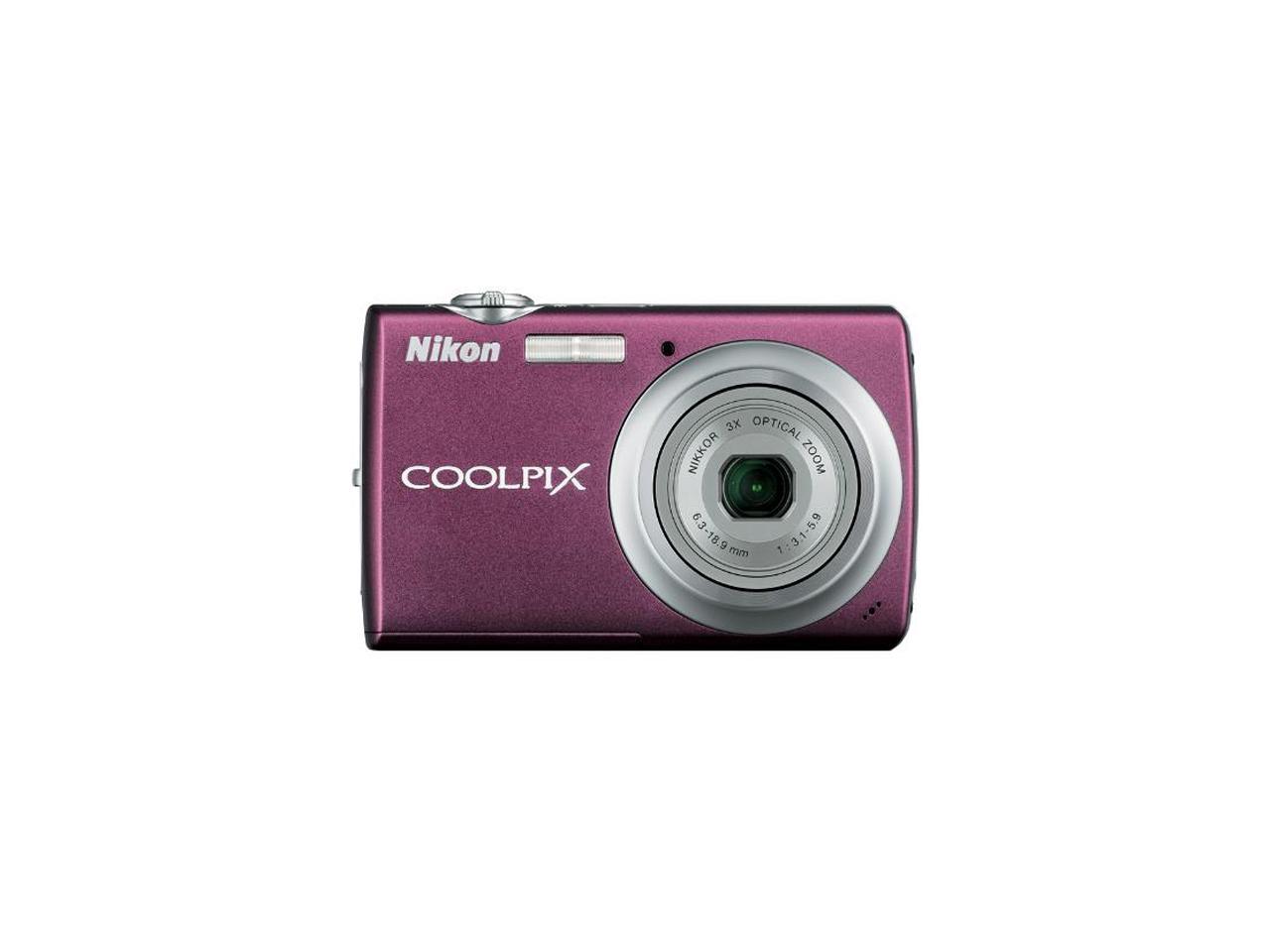 Nikon COOLPIX S220 Plum 10.0 MP Digital Camera