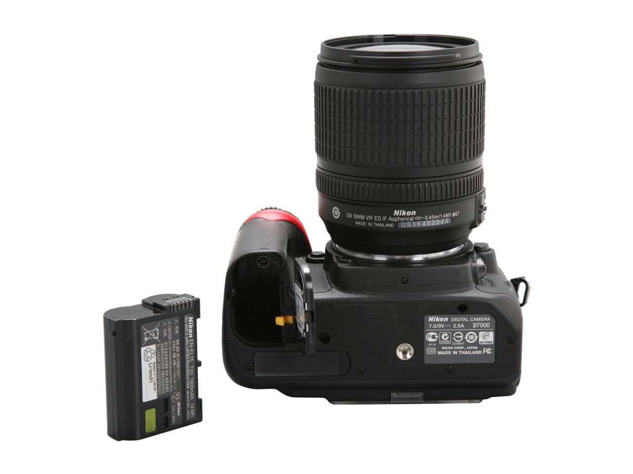 Nikon D7000 16.2MP DX-Format CMOS Digital SLR Camera with 18-105mm f/3.