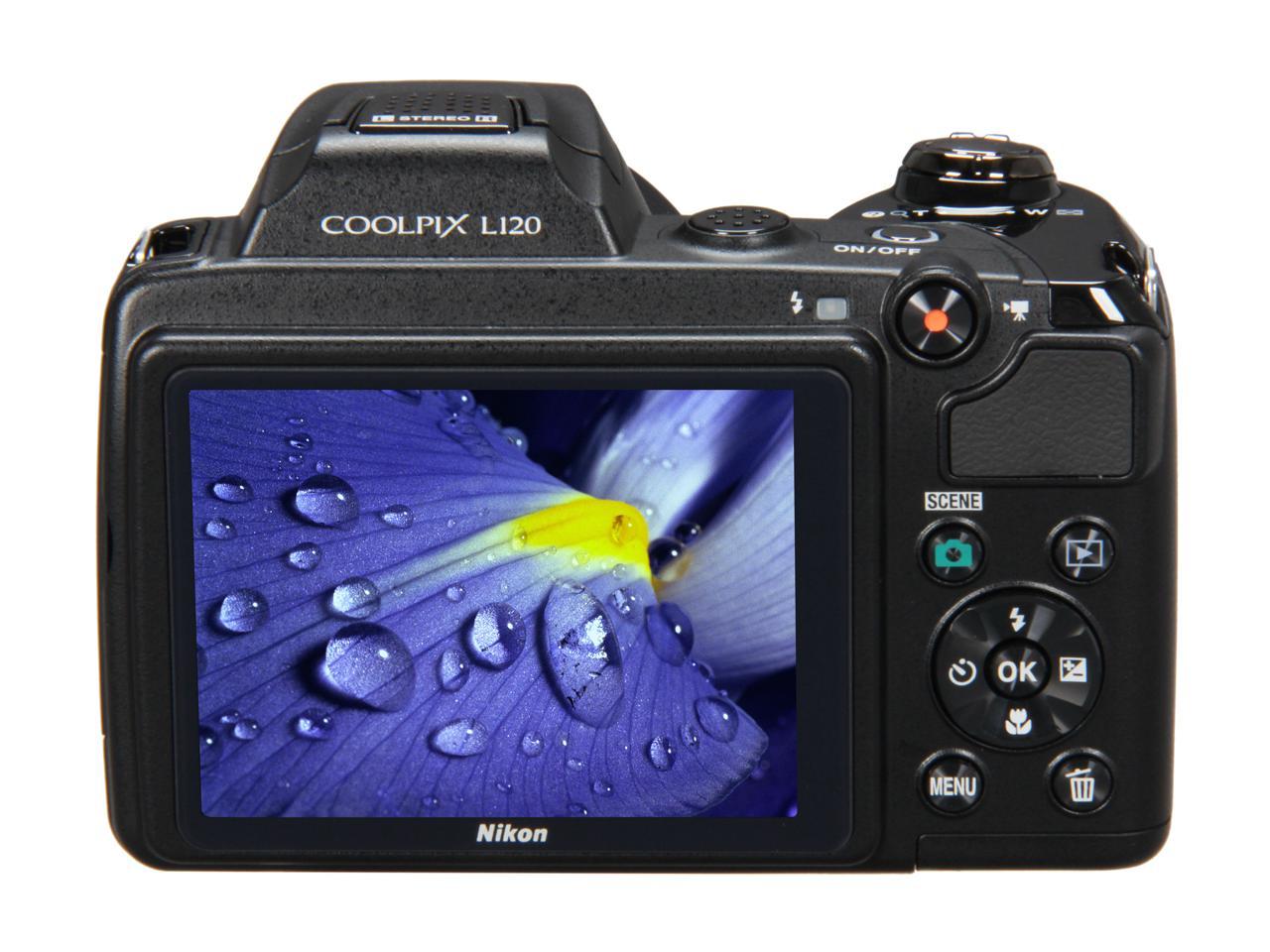 Nikon COOLPIX L120 Black 14.1 MP Digital Camera