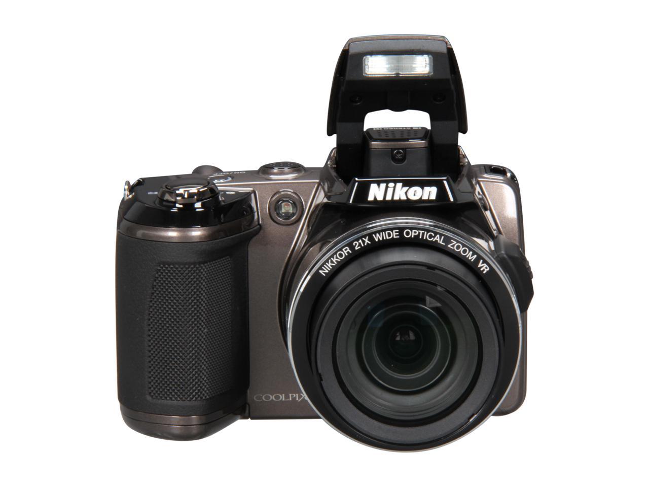 Nikon COOLPIX L120 Bronze 14.1 MP Digital Camera - Newegg.com