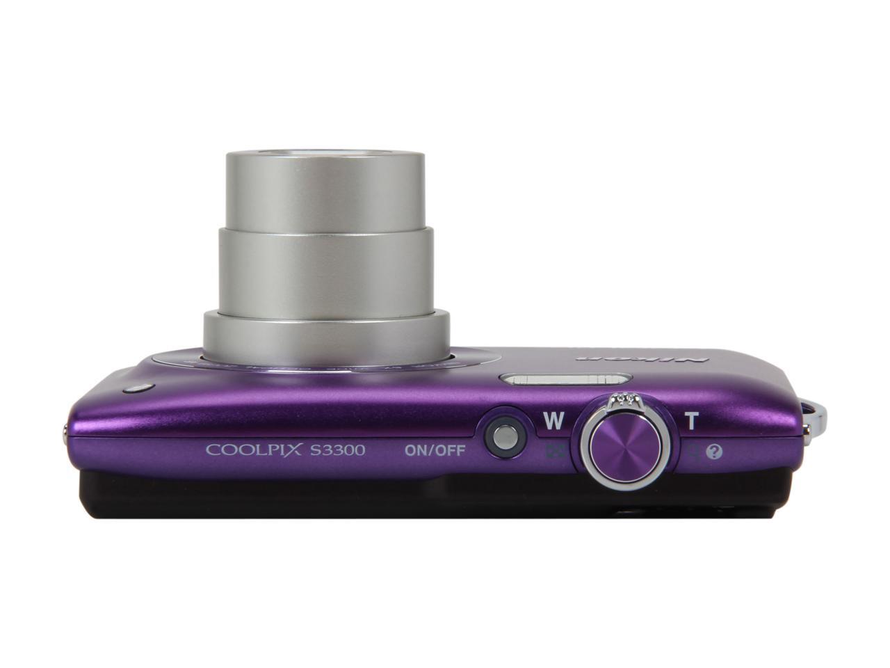 Appareil photo numérique compact Nikon COOLPIX S3300 violet lavande