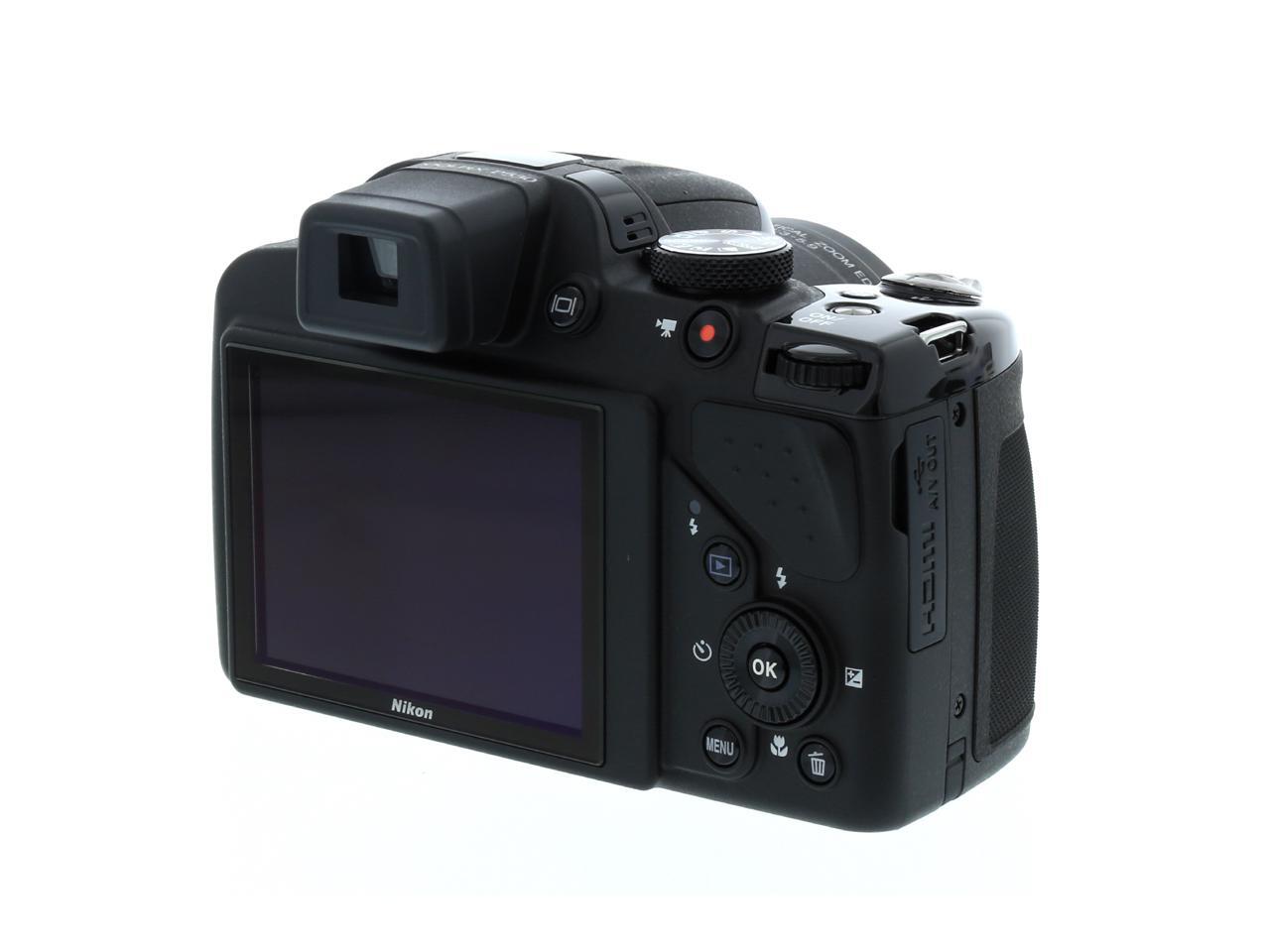 Nikon COOLPIX P530 Black 16.1 MP 24mm Wide Angle Digital Camera HDTV