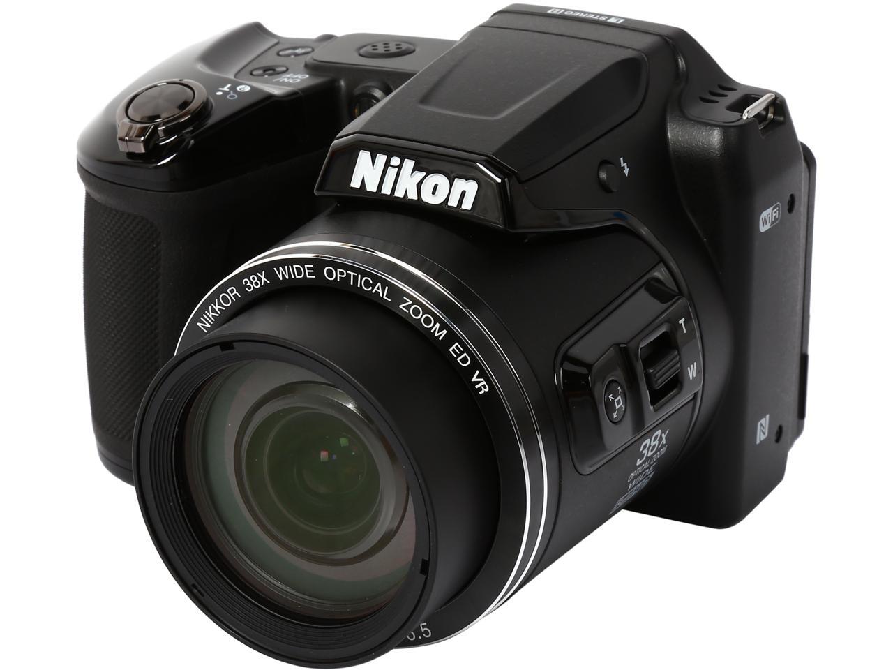 Nikon Coolpix L840 Black 16.00 Mp Wide Angle Digital Camera - Newegg.com