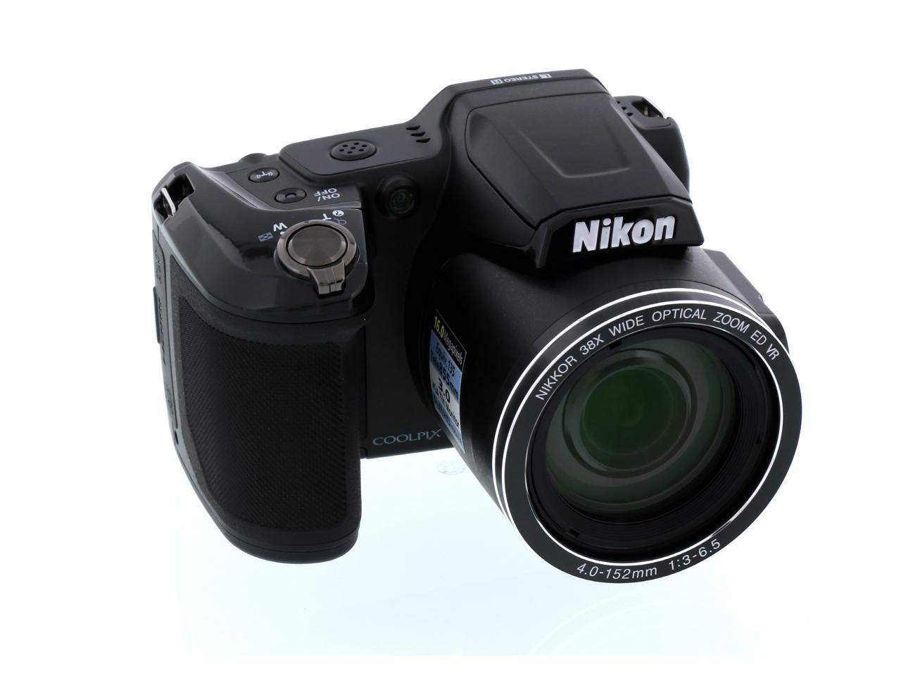 Nikon COOLPIX L840 Black 16.00 MP Wide Angle Digital Camera - Newegg.com