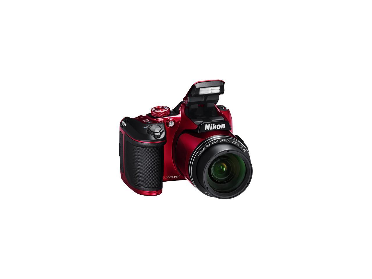 Nikon COOLPIX B500 Digital Camera (Red)