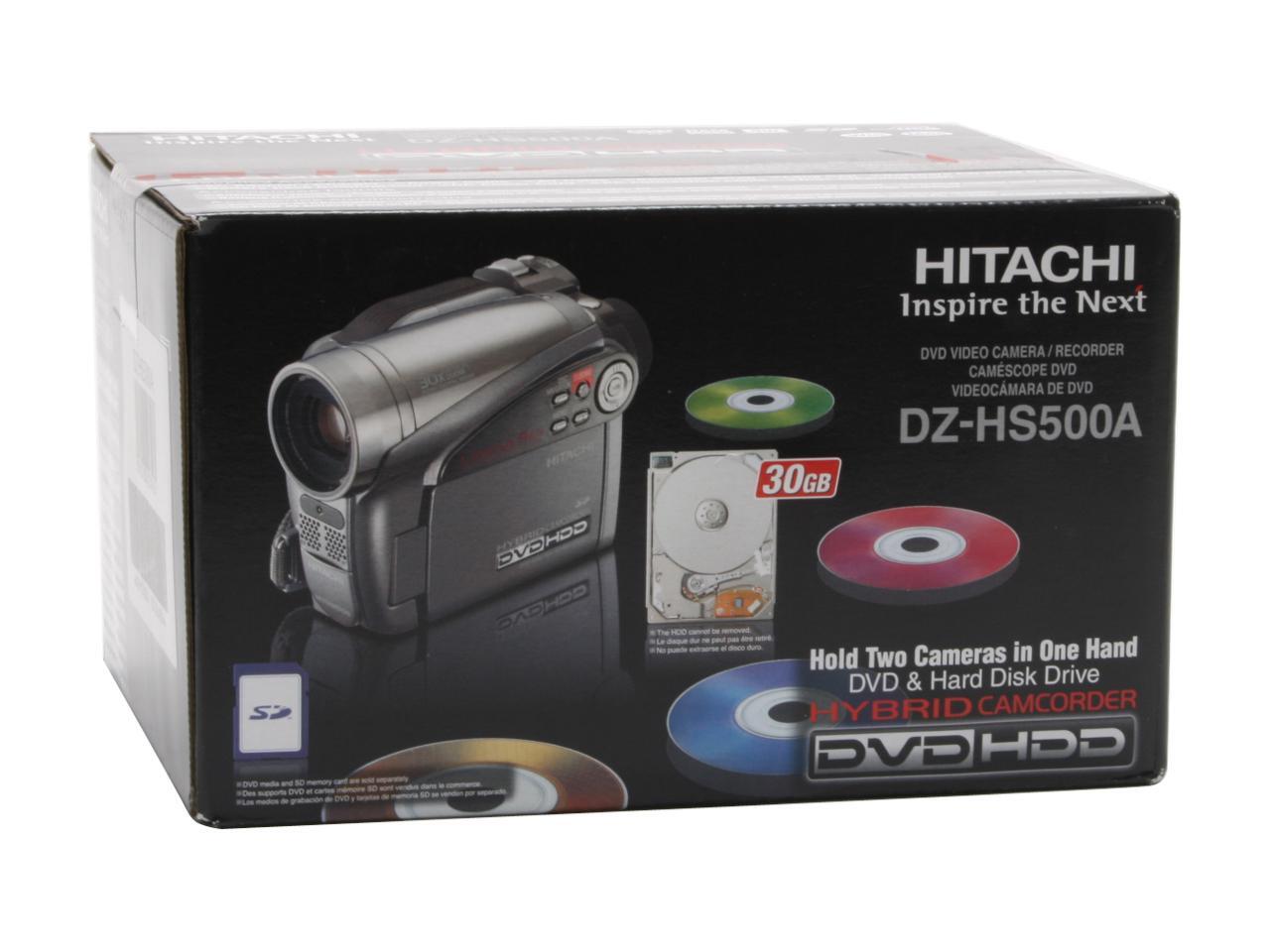 HITACHI DZHS500A HDD/DVD/SD Hybrid Digital Camcorder