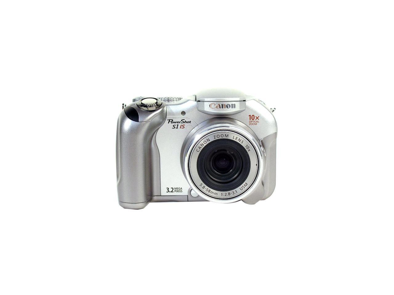 Canon PowerShot S1 IS Silver 3.2MP Digital Camera