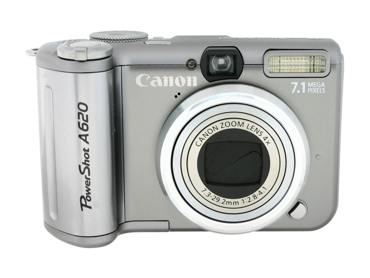 Canon PowerShot A620 Silver 7.1 MP Digital Camera - Newegg.com