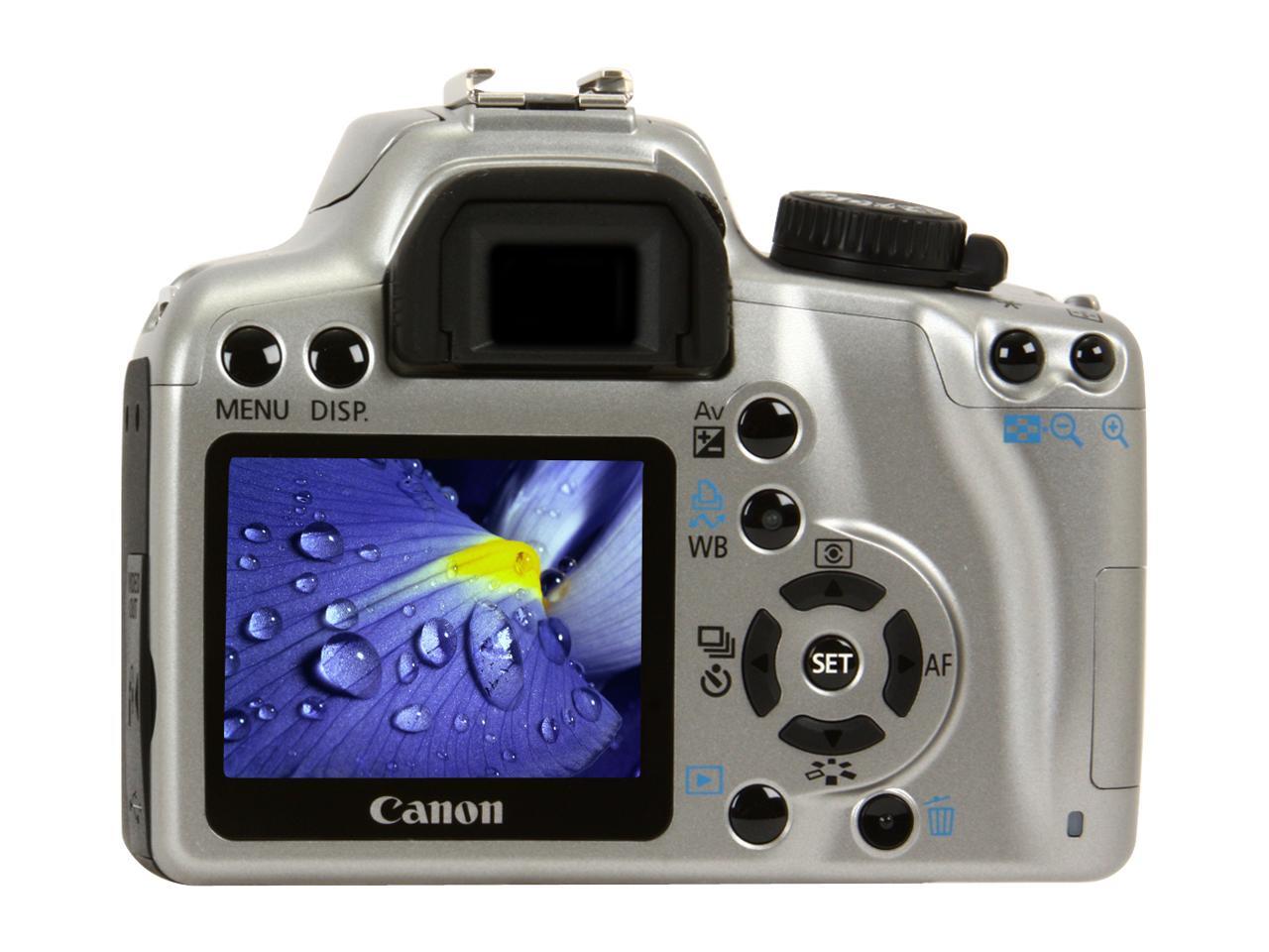 Canon EOS Rebel XS Silver Digital SLR Camera w/EFS 1855mm f/3.55.6