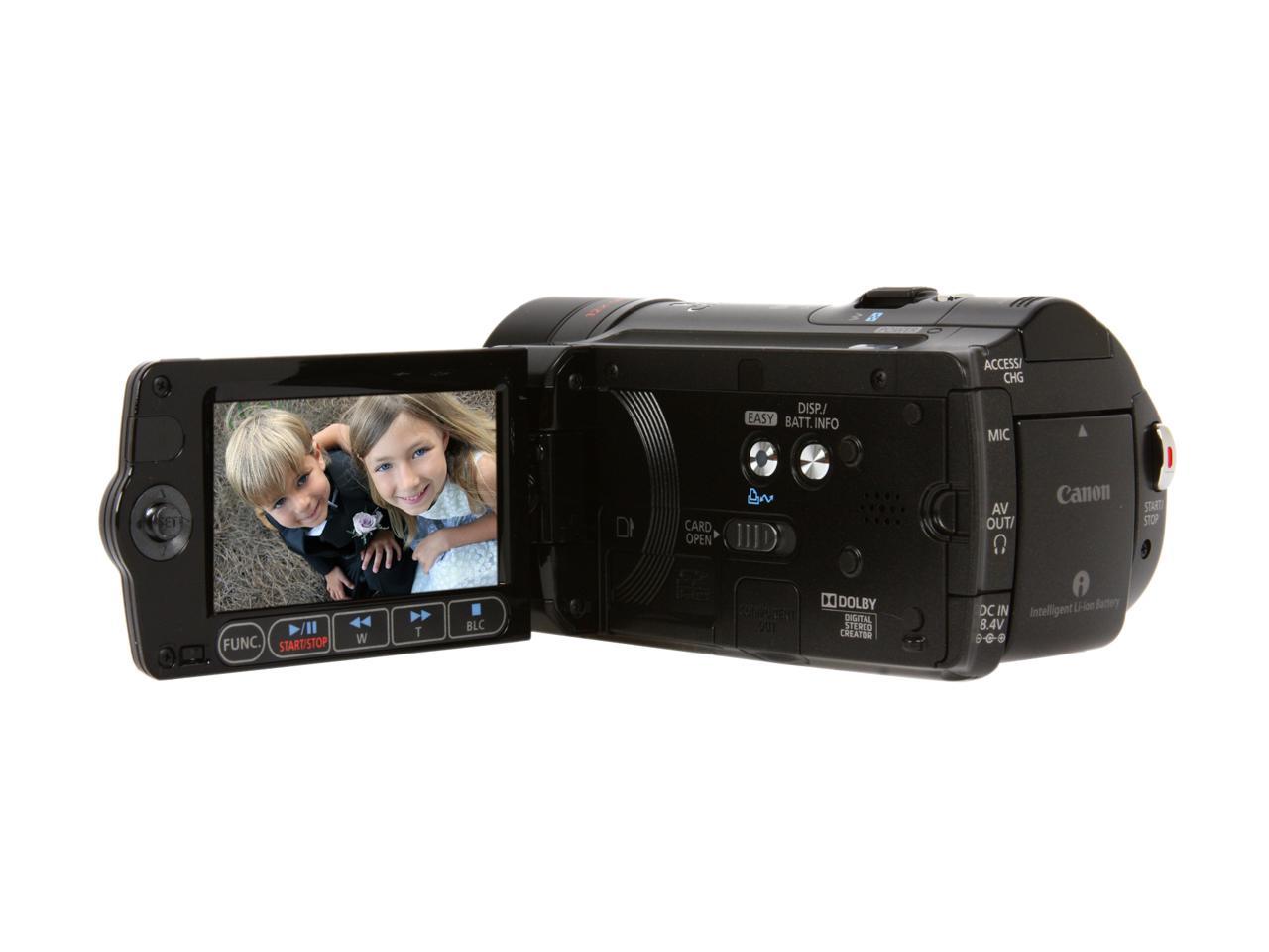 Canon VIXIA HF11 Black Dual Flash Memory HD Digital Camcorder - Newegg.com
