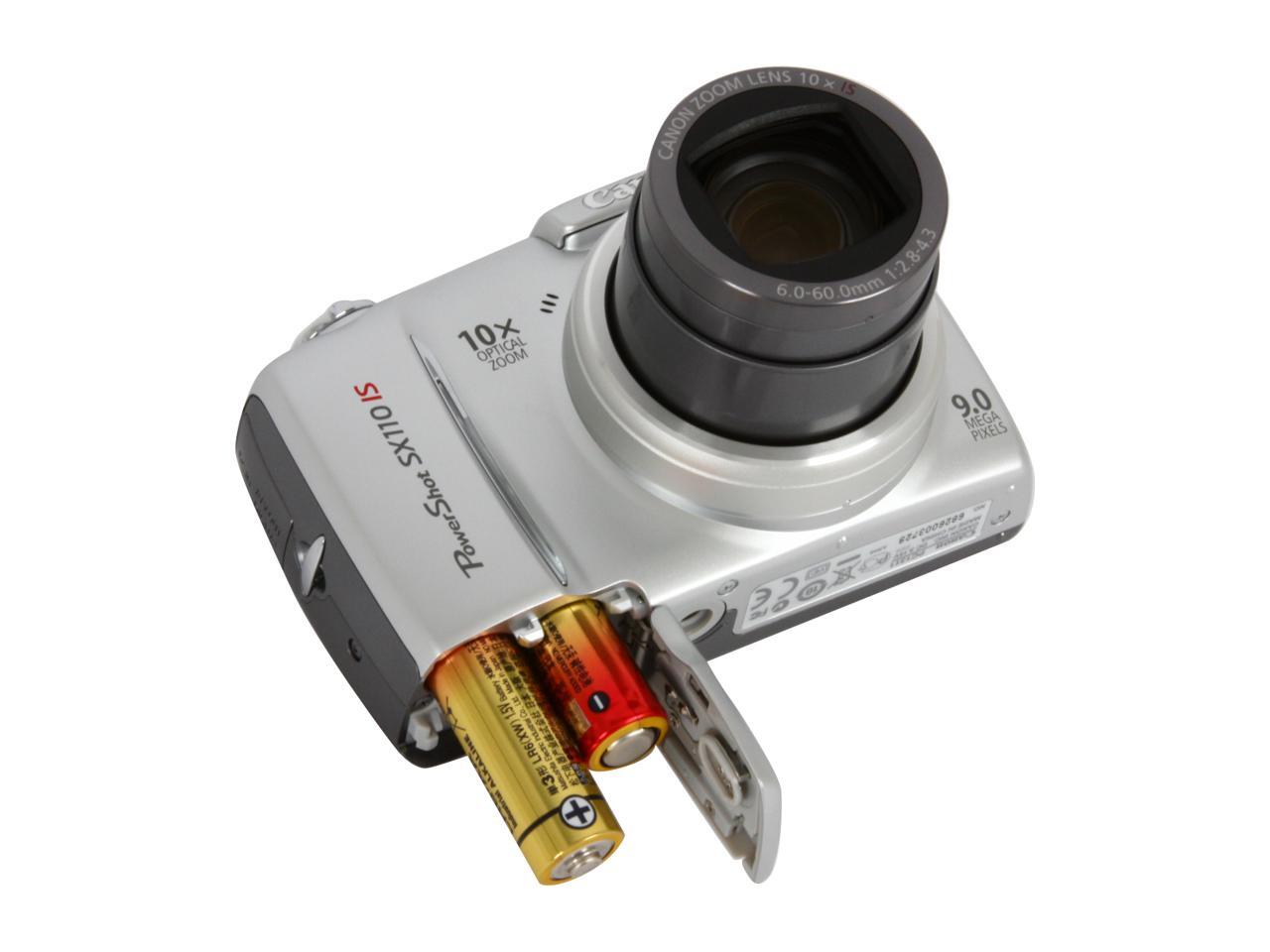 Canon PowerShot SX110 IS Silver 9 MP Digital Camera