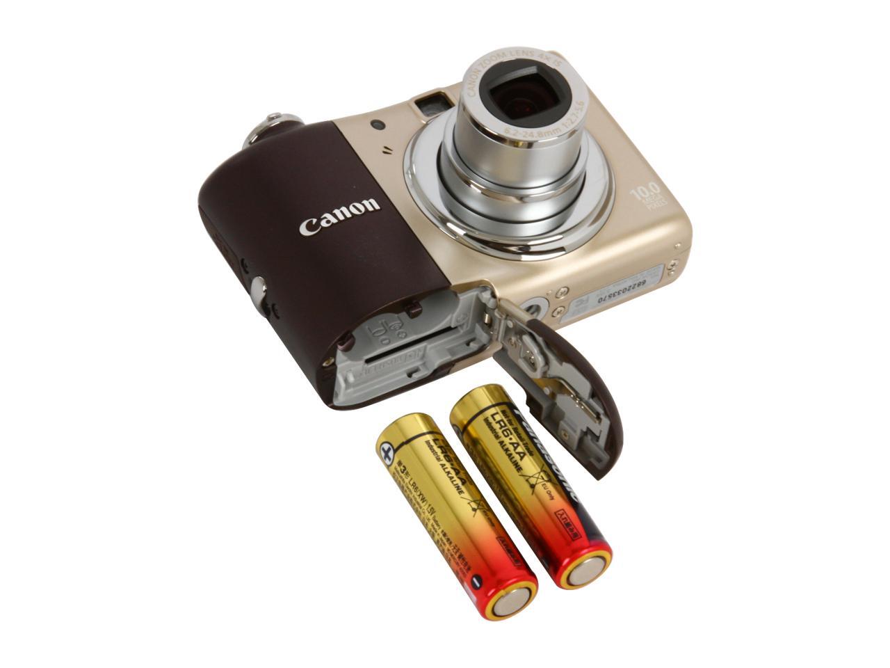 Canon PowerShot A1000 IS Brown 10.0 MP Digital Camera - Newegg.com