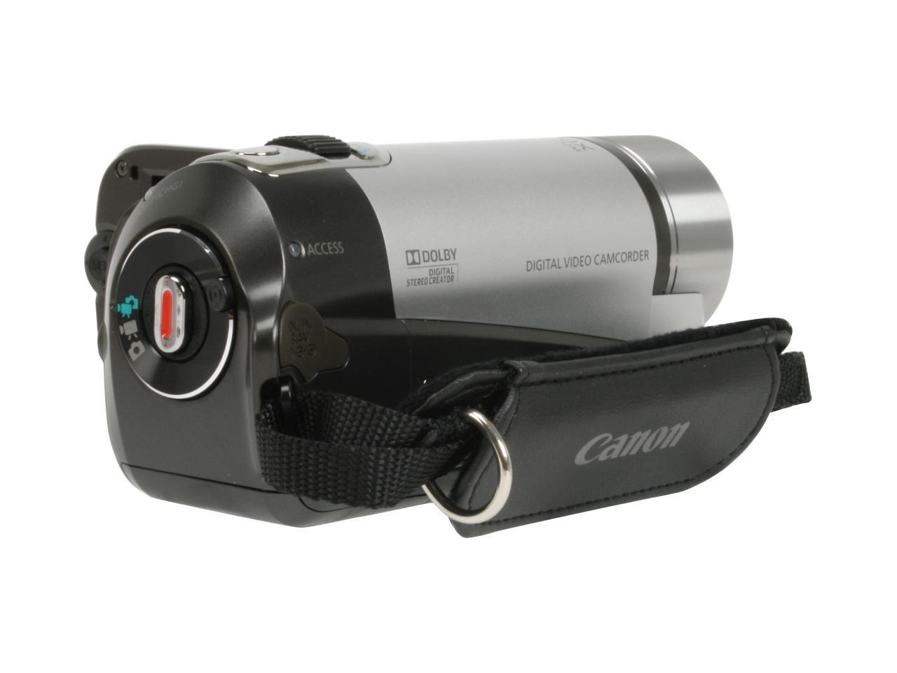 Canon FS200 Misty Silver 1/6" CCD 2.7" 123K 37X Optical Zoom Flash