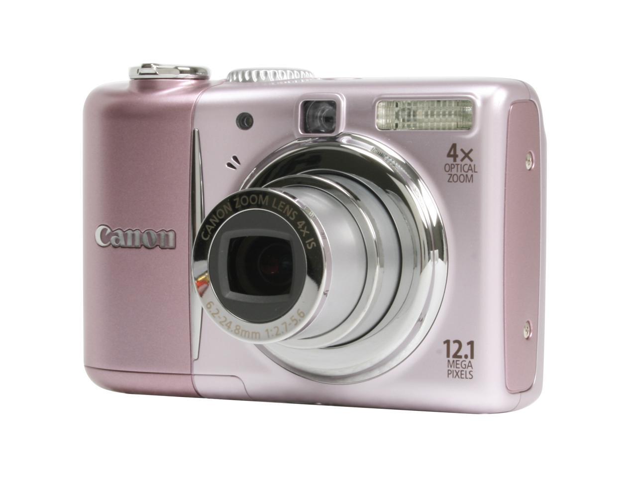 Canon PowerShot A1100 IS Pink 12.1 MP Digital Camera
