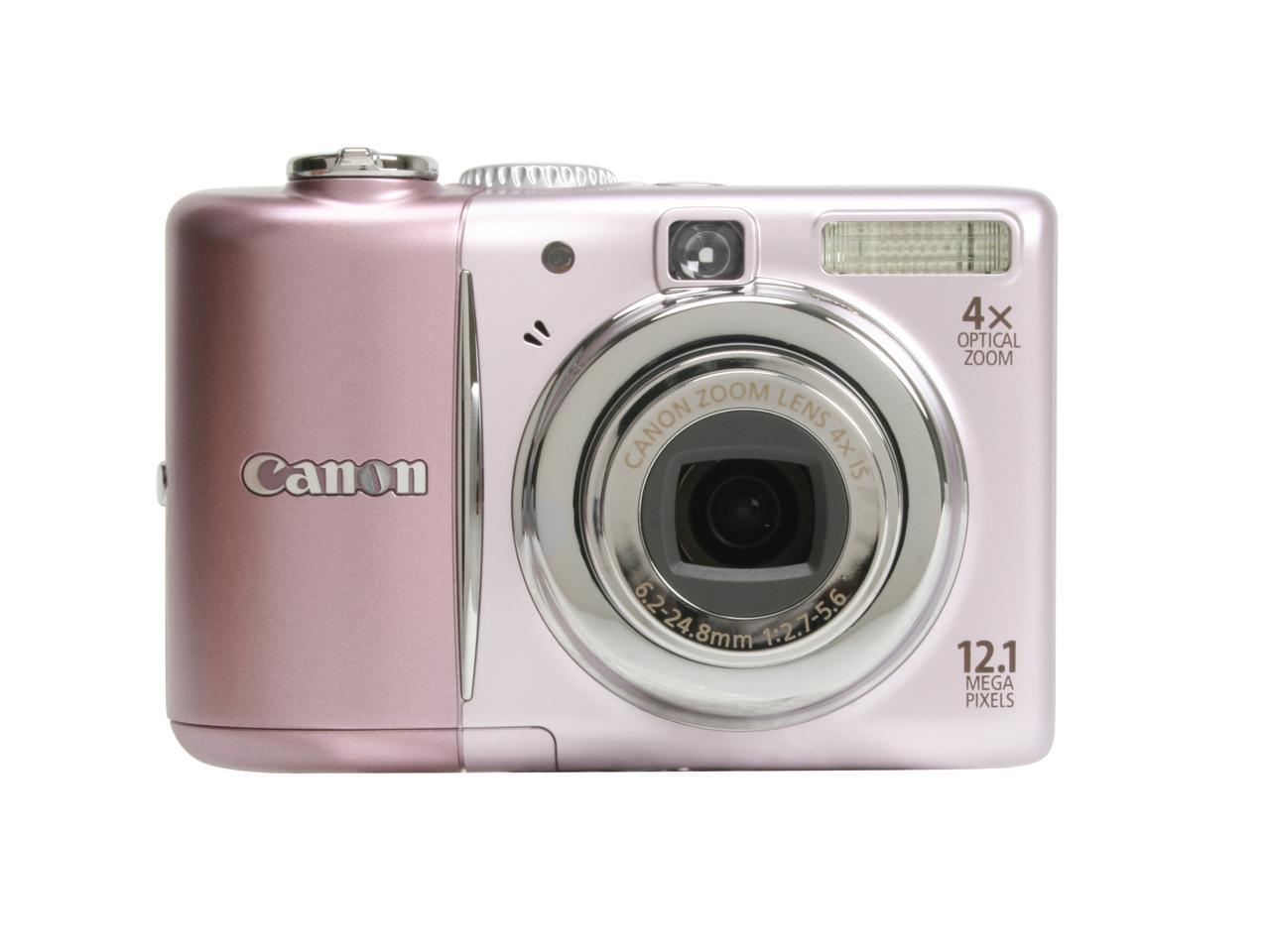 Canon PowerShot A1100 IS Pink 12.1 MP Digital Camera