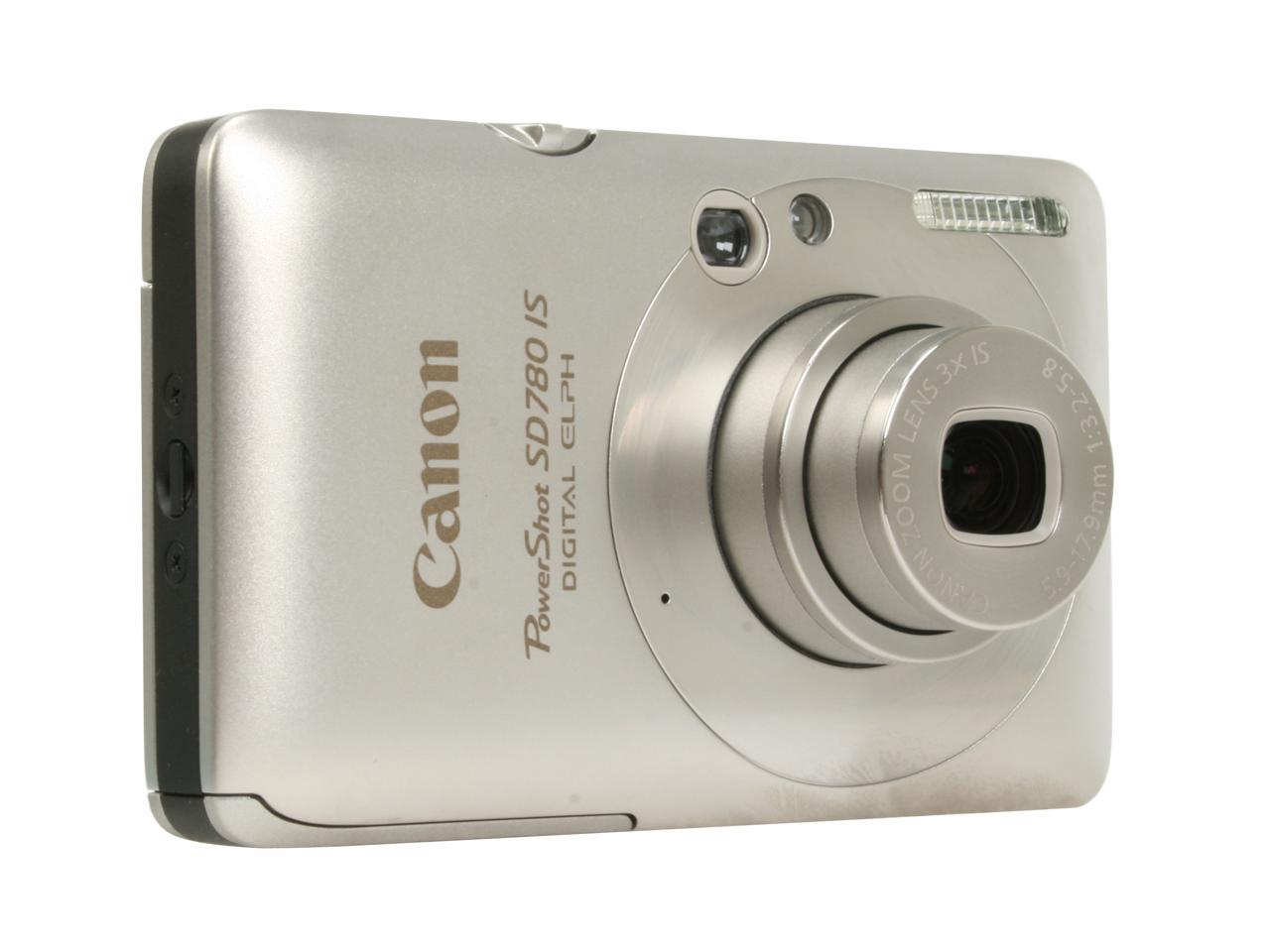 Canon PowerShot SD780 IS Silver 12.1 MP HD Movie Digital Camera Newegg.ca