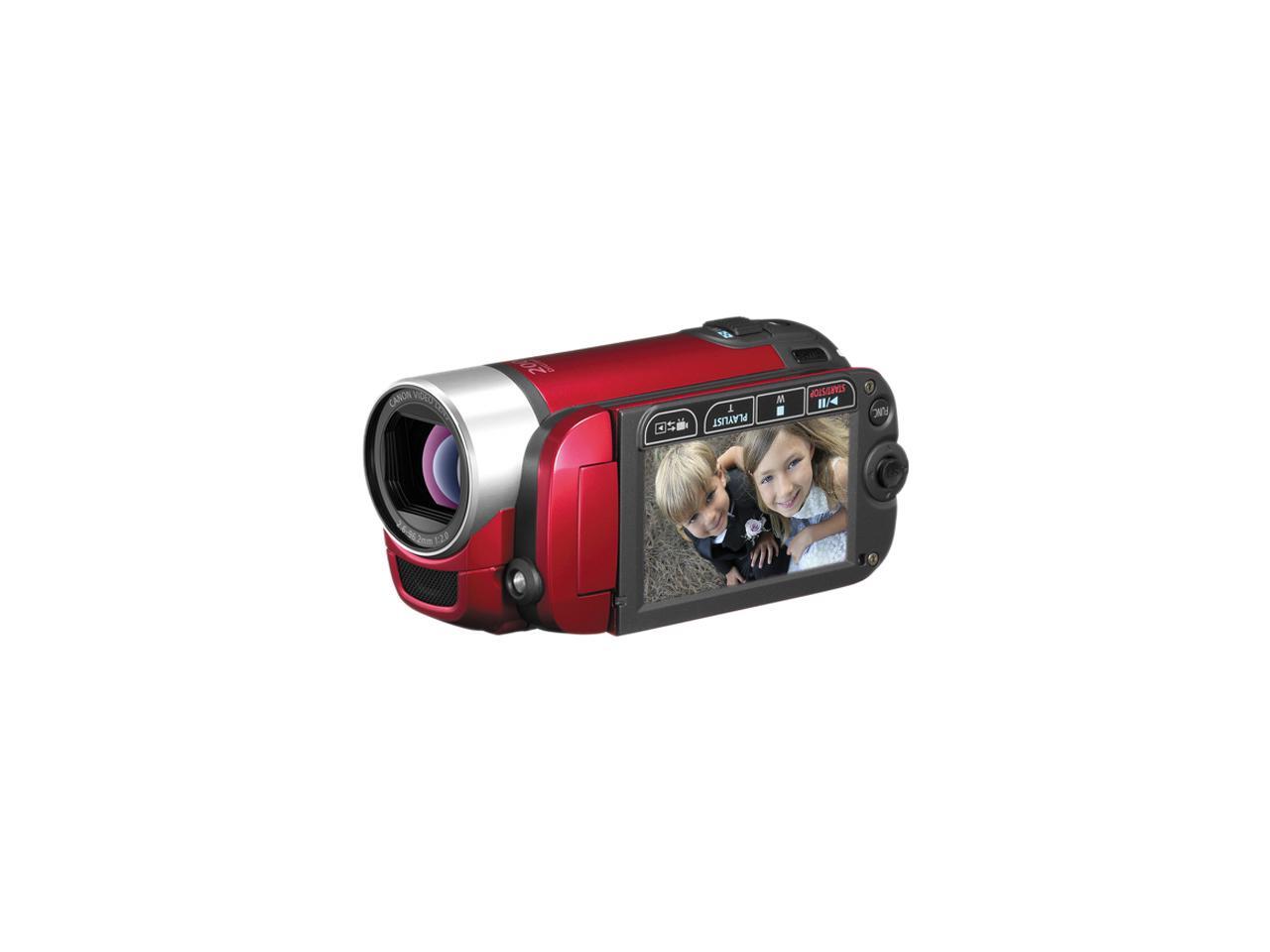 Canon FS300 Red 1/6" CCD 2.7" 123K LCD 41x Advanced Zoom (169 mode