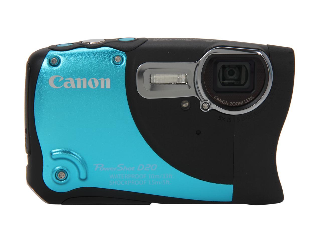 Canon PowerShot D20 6145B001 Blue 12.1 MP 3.0