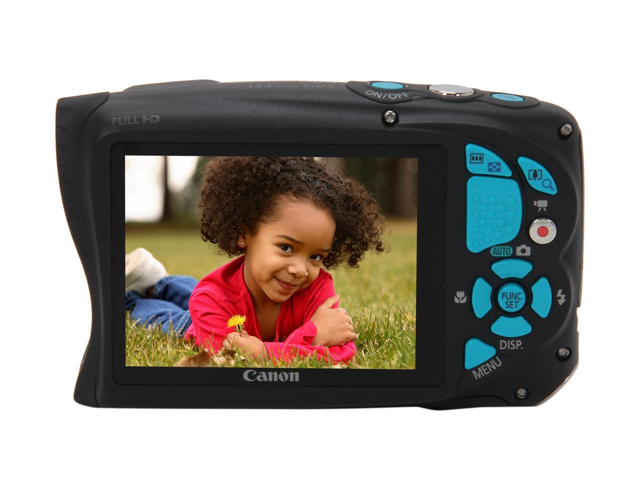 Canon PowerShot D20 6145B001 Blue 12.1 MP 3.0" 461K Action Camera