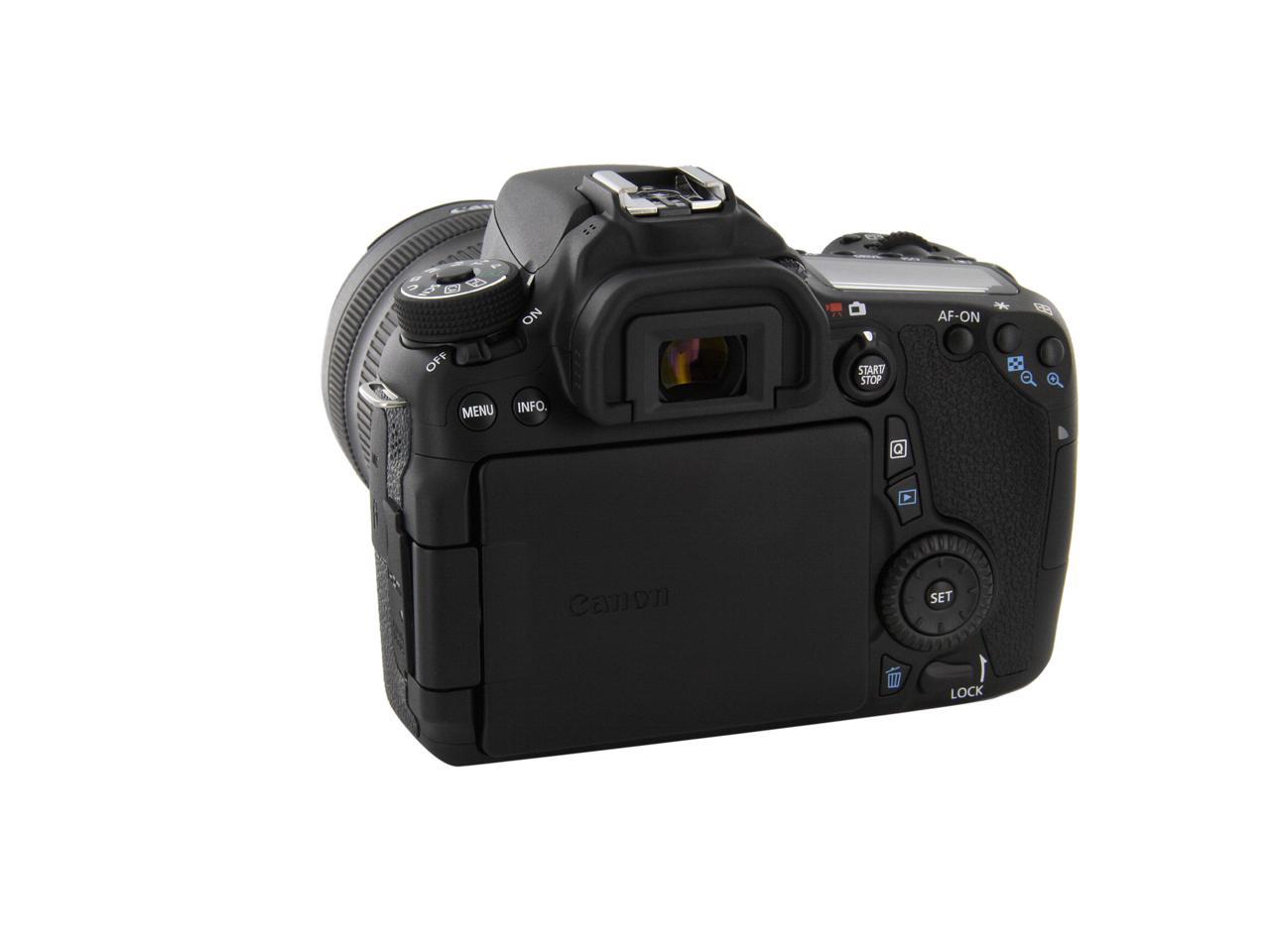 Open Box: Canon EOS 70D (8469B016) Digital SLR Cameras Black 