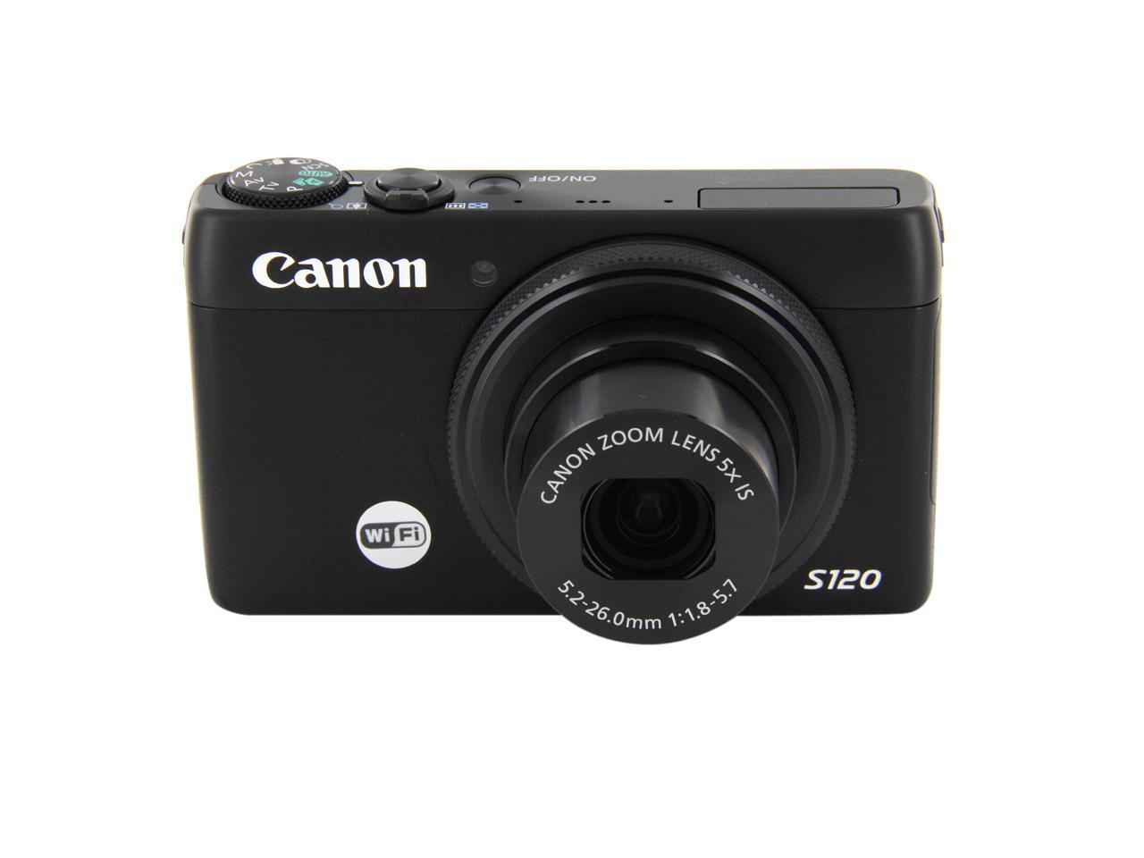 kandidaat naam Onaangenaam Canon PowerShot S120 Black Approx. 12.1 Megapixels Digital Camera -  Newegg.com